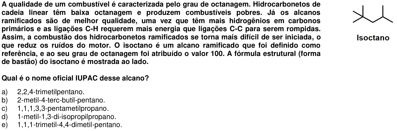 Questão 63 no caderno 1ª fase da UFPR 2017