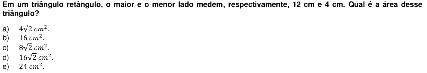 Questão 64 no caderno 1ª fase da UFPR 2017