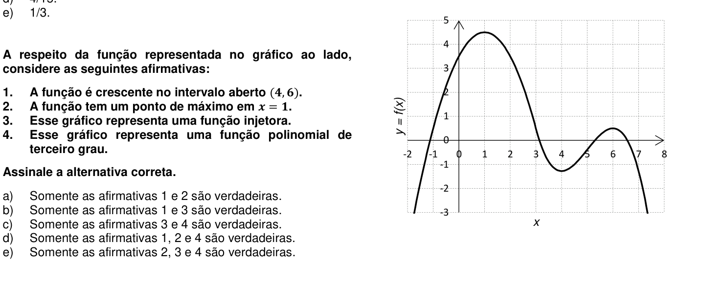 Questão 71 no caderno 1ª fase da UFPR 2017