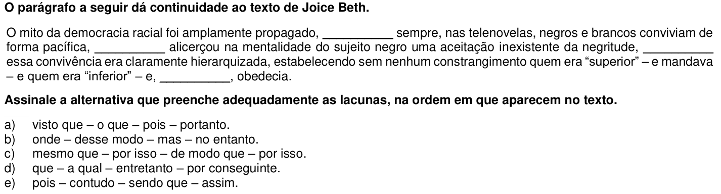Questão 12 no caderno 1ª fase da UFPR 2018