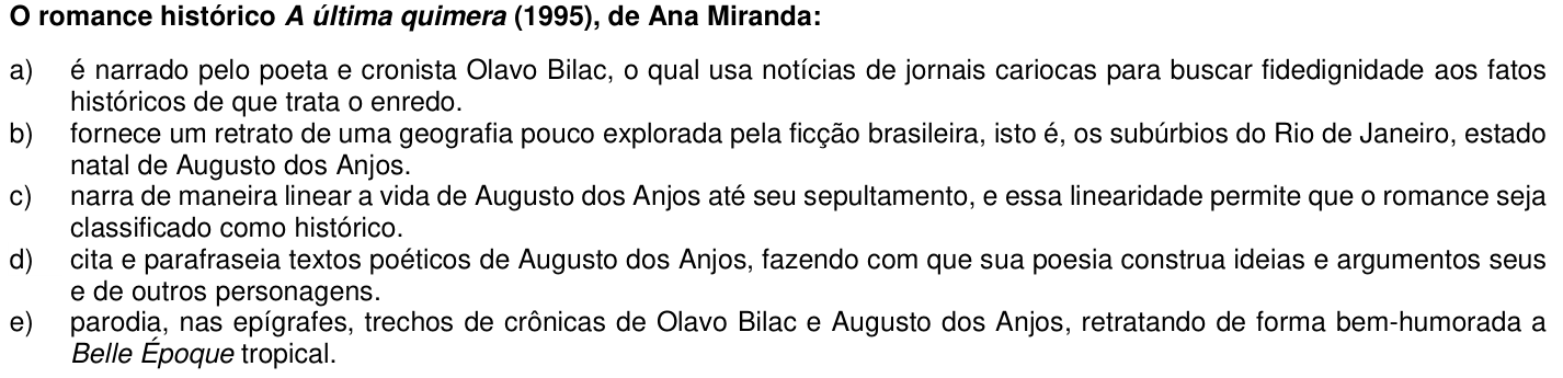 Questão 17 no caderno 1ª fase da UFPR 2018
