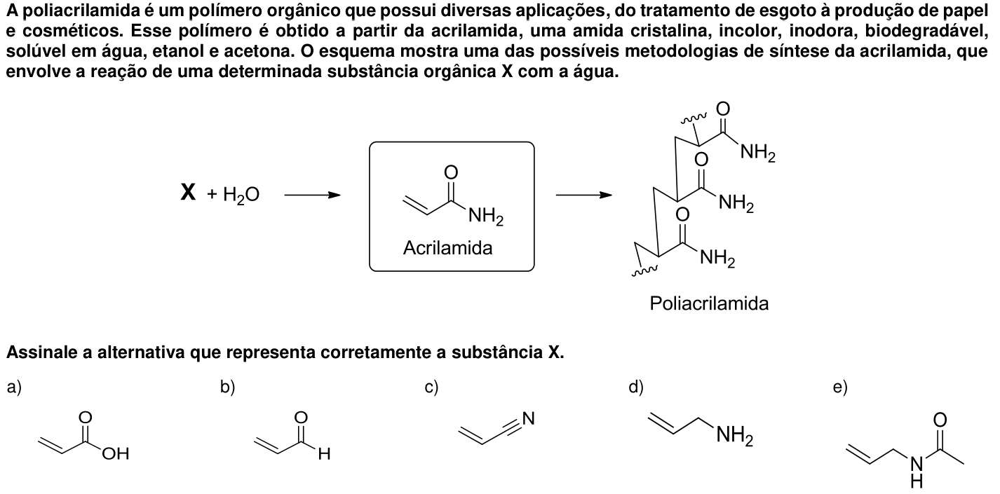 Questão 32 no caderno 1ª fase da UFPR 2018