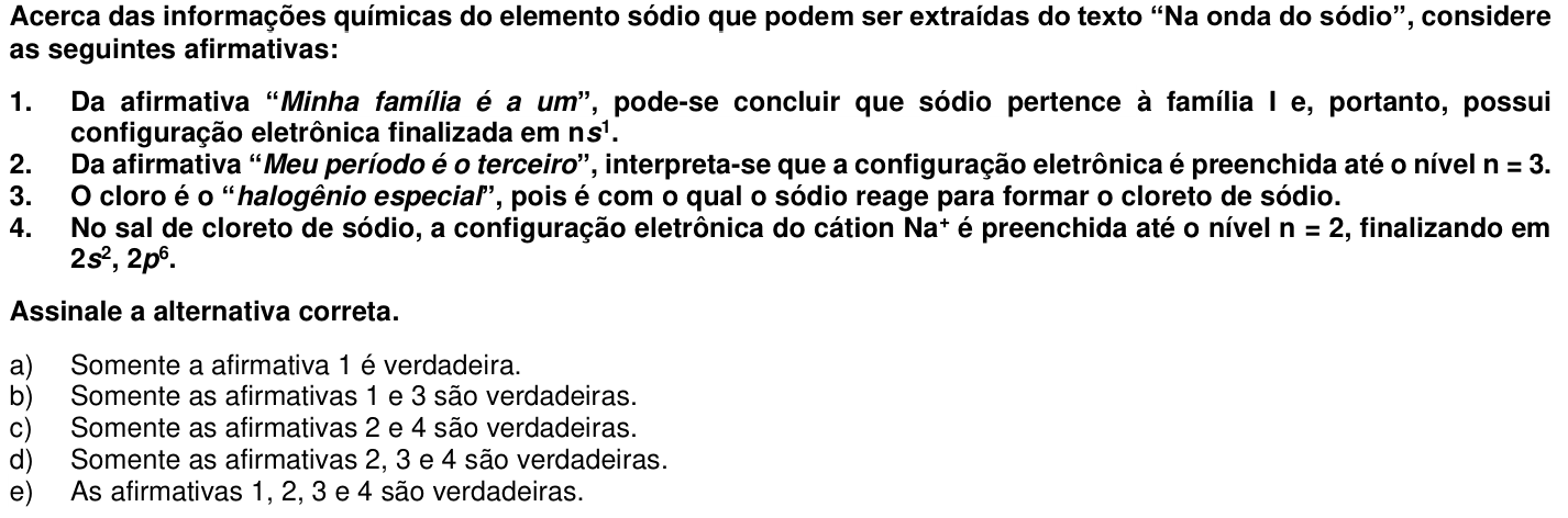 Questão 33 no caderno 1ª fase da UFPR 2018