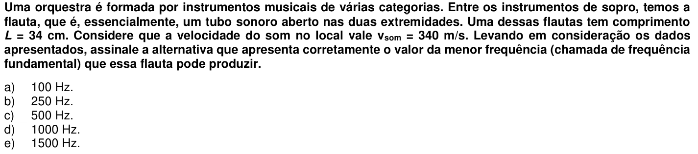 Questão 43 no caderno 1ª fase da UFPR 2018
