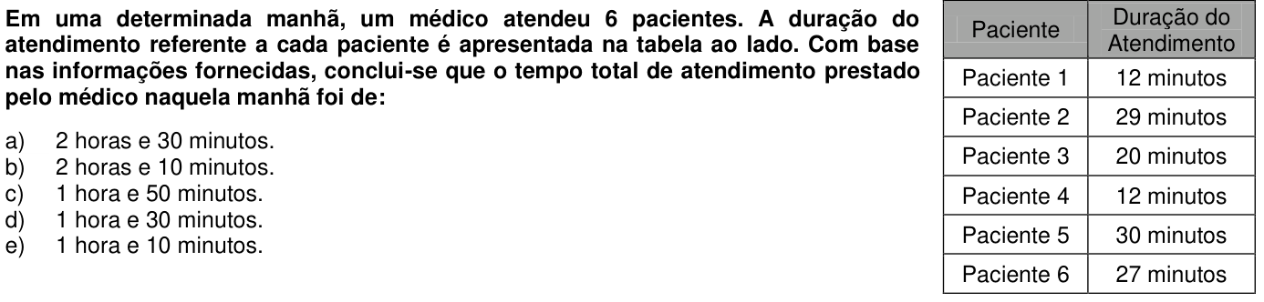 Questão 49 no caderno 1ª fase da UFPR 2018