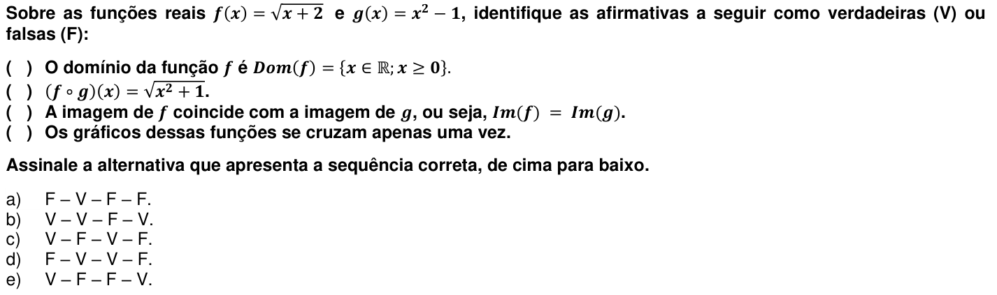 Questão 53 no caderno 1ª fase da UFPR 2018