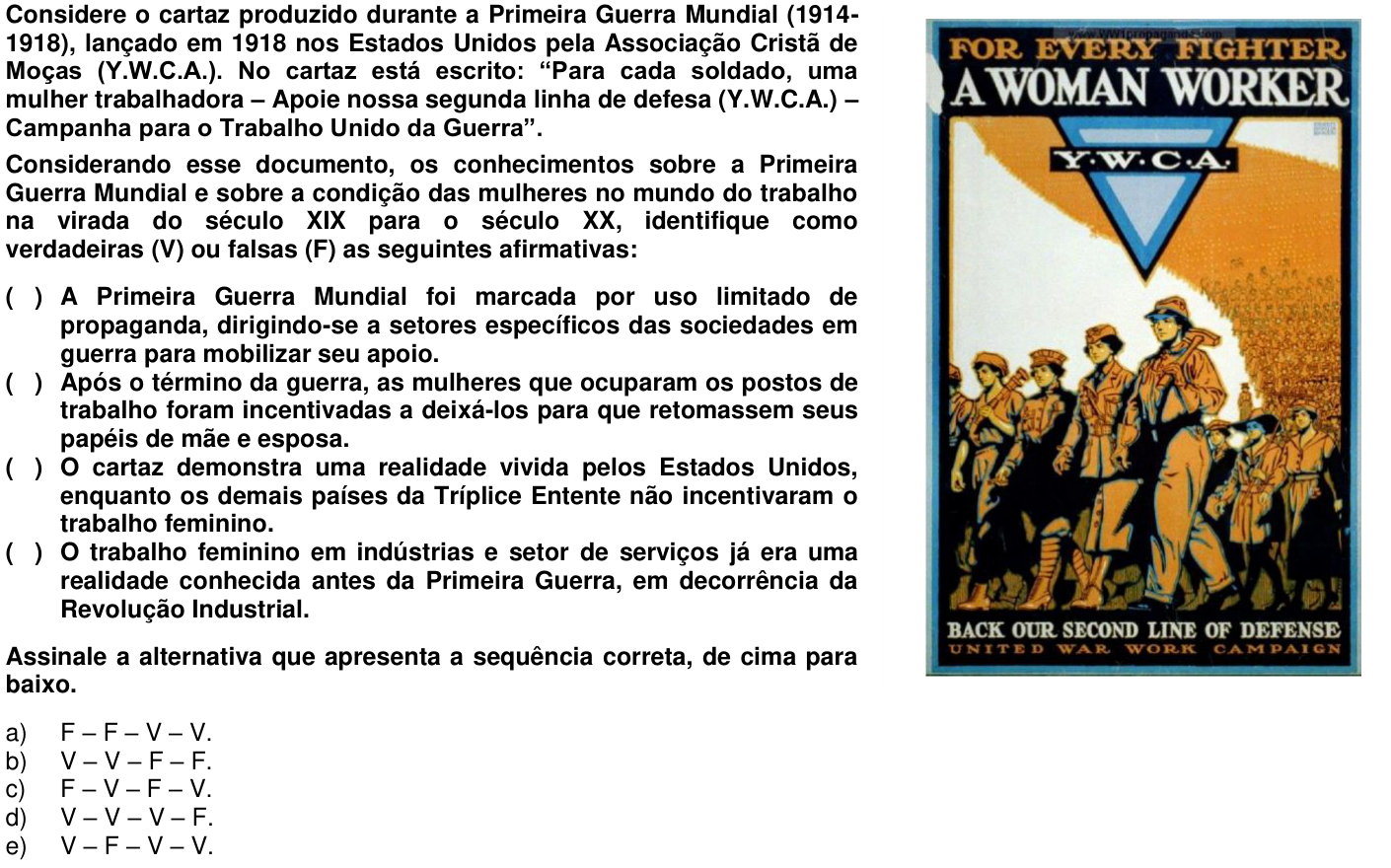 Questão 6 no caderno 1ª fase da UFPR 2019