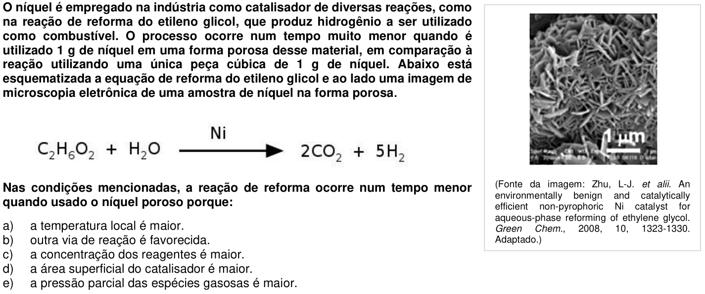 Questão 12 no caderno 1ª fase da UFPR 2019