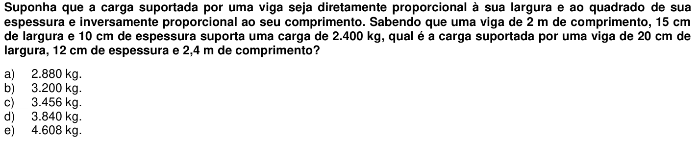 Questão 30 no caderno 1ª fase da UFPR 2019