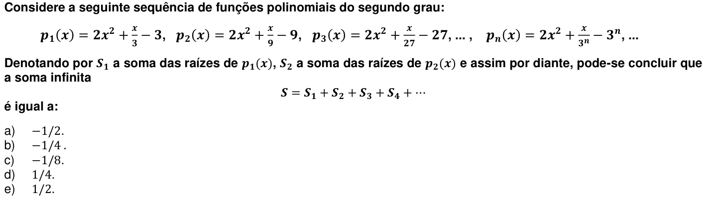 Questão 33 no caderno 1ª fase da UFPR 2019