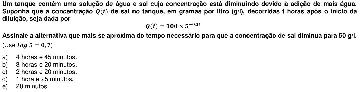 Questão 34 no caderno 1ª fase da UFPR 2019