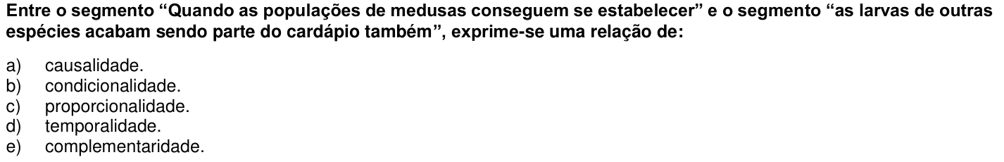 Questão 38 no caderno 1ª fase da UFPR 2019