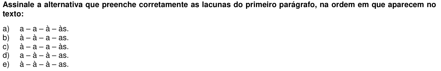 Questão 41 no caderno 1ª fase da UFPR 2019
