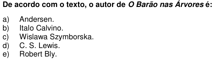 Questão 44 no caderno 1ª fase da UFPR 2019