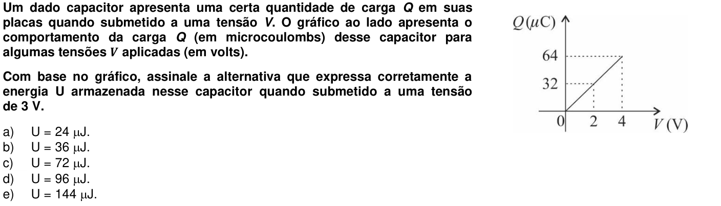 Questão 57 no caderno 1ª fase da UFPR 2019