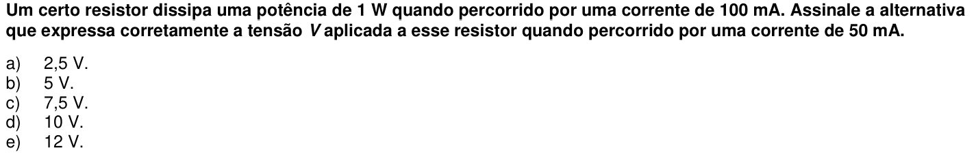 Questão 61 no caderno 1ª fase da UFPR 2019
