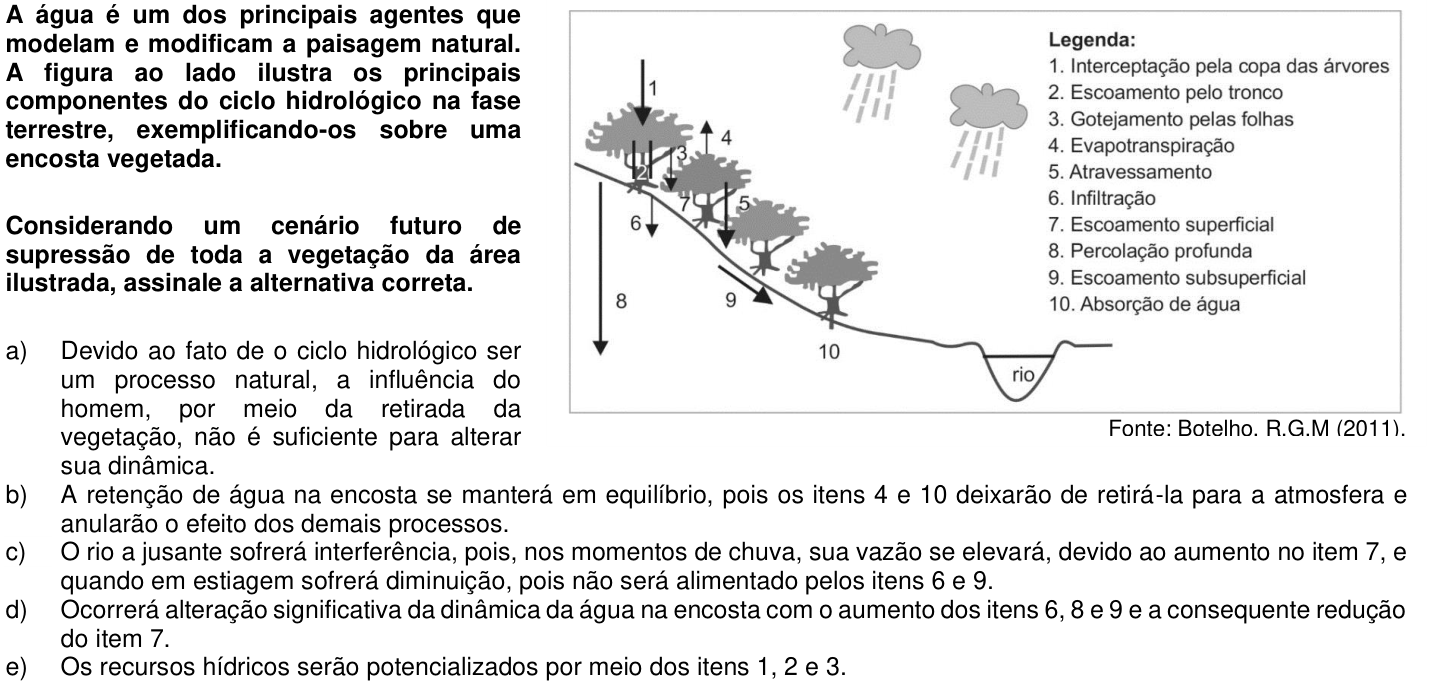 Questão 67 no caderno 1ª fase da UFPR 2019