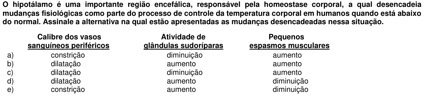 Questão 6 no caderno 1ª fase da UFPR 2020