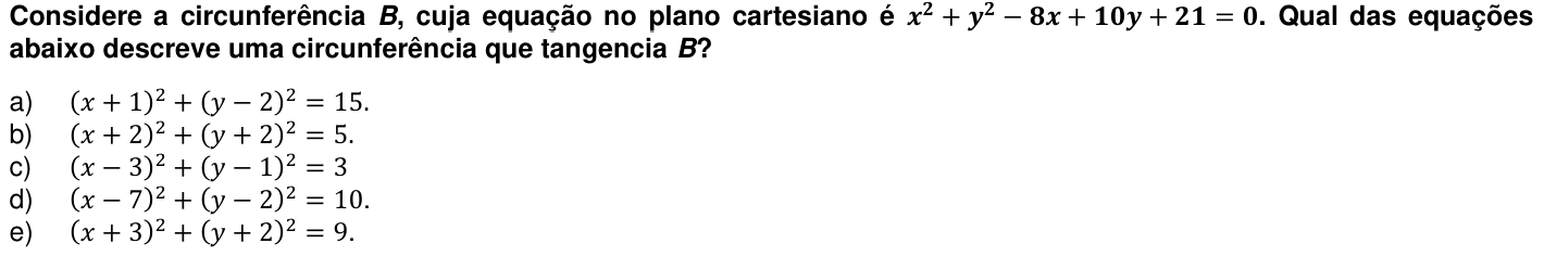 Questão 10 no caderno 1ª fase da UFPR 2020