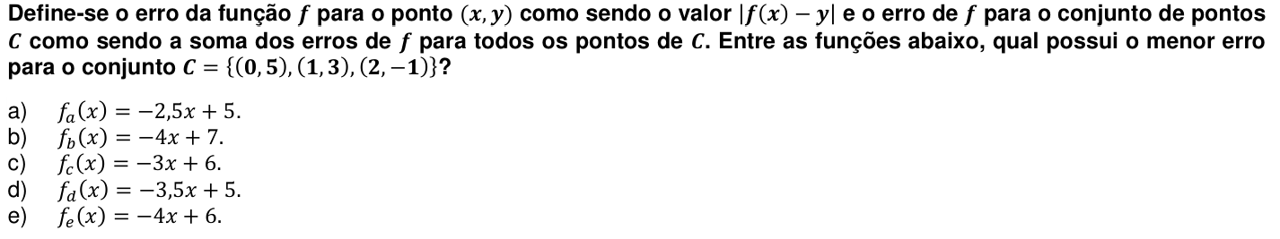 Questão 13 no caderno 1ª fase da UFPR 2020