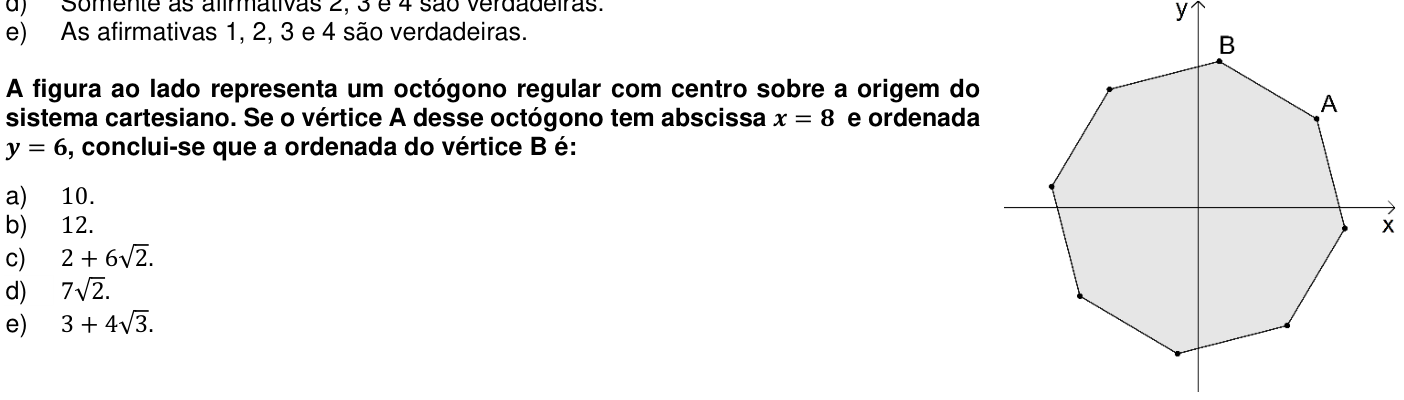 Questão 18 no caderno 1ª fase da UFPR 2020