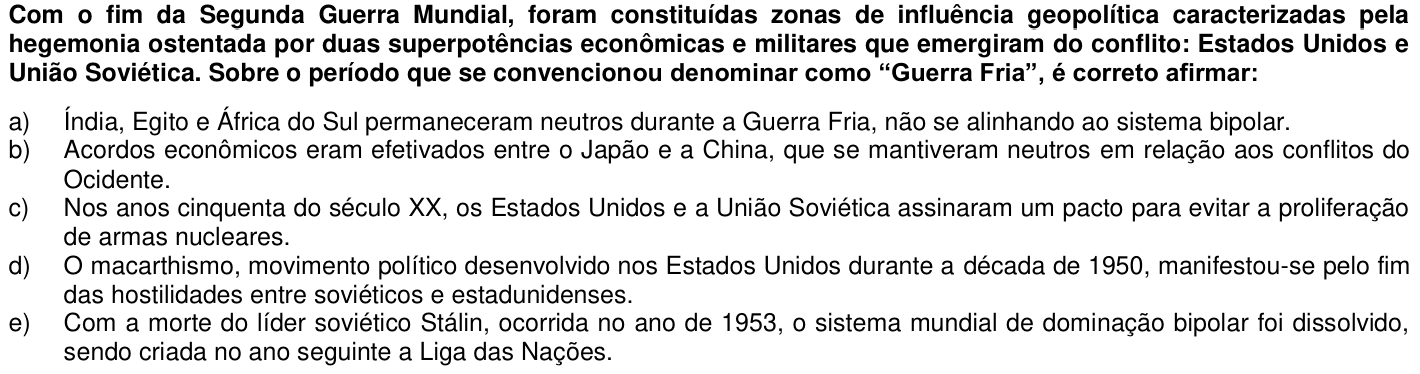 Questão 19 no caderno 1ª fase da UFPR 2020