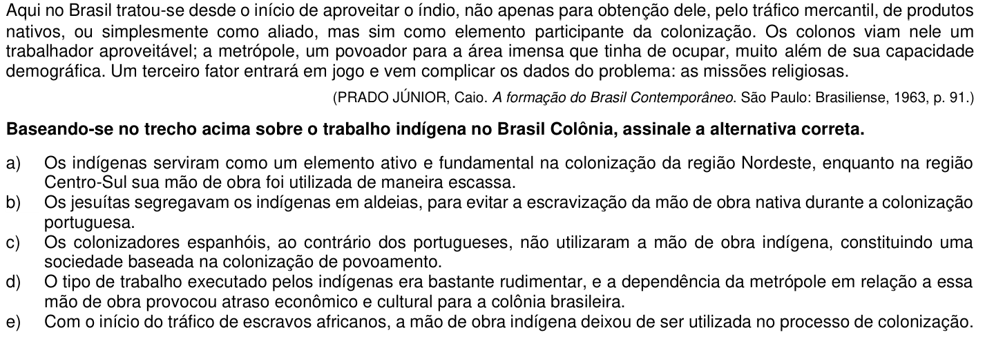 Questão 24 no caderno 1ª fase da UFPR 2020