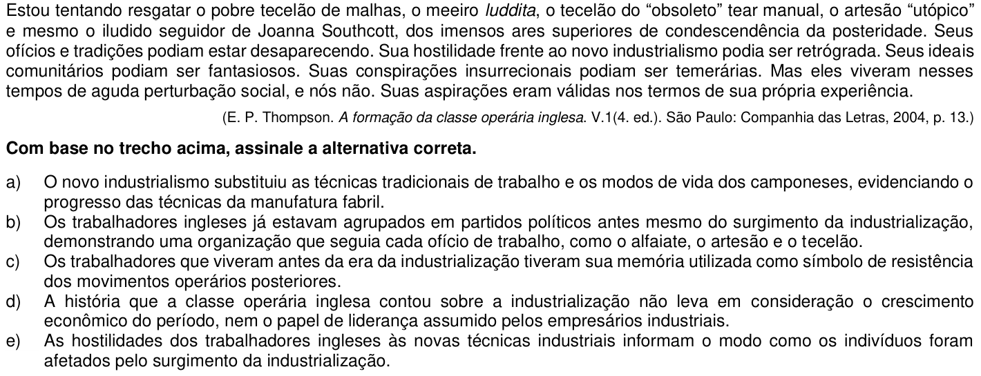Questão 25 no caderno 1ª fase da UFPR 2020