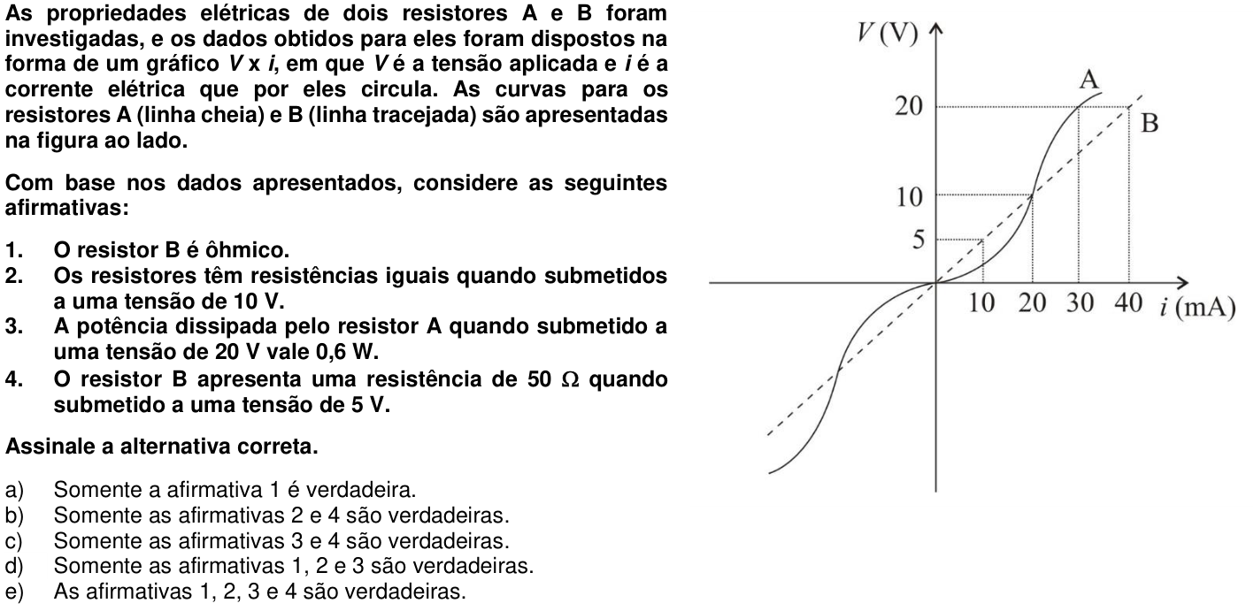Questão 32 no caderno 1ª fase da UFPR 2020