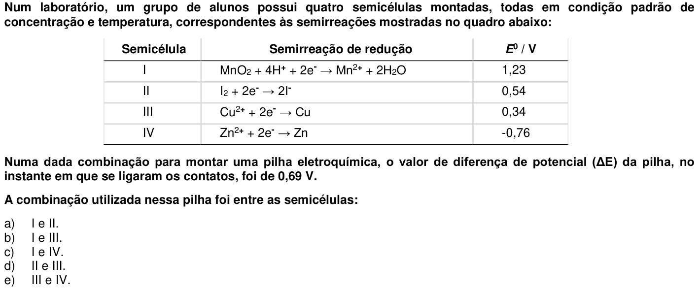Questão 55 no caderno 1ª fase da UFPR 2020