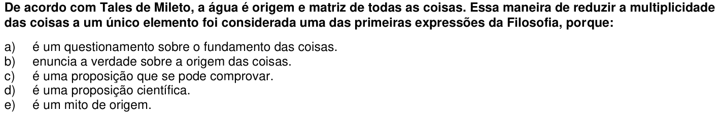 Questão 67 no caderno 1ª fase da UFPR 2020