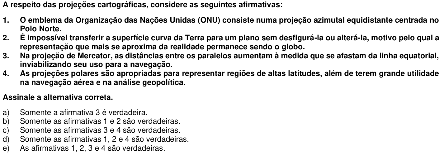 Questão 69 no caderno 1ª fase da UFPR 2020