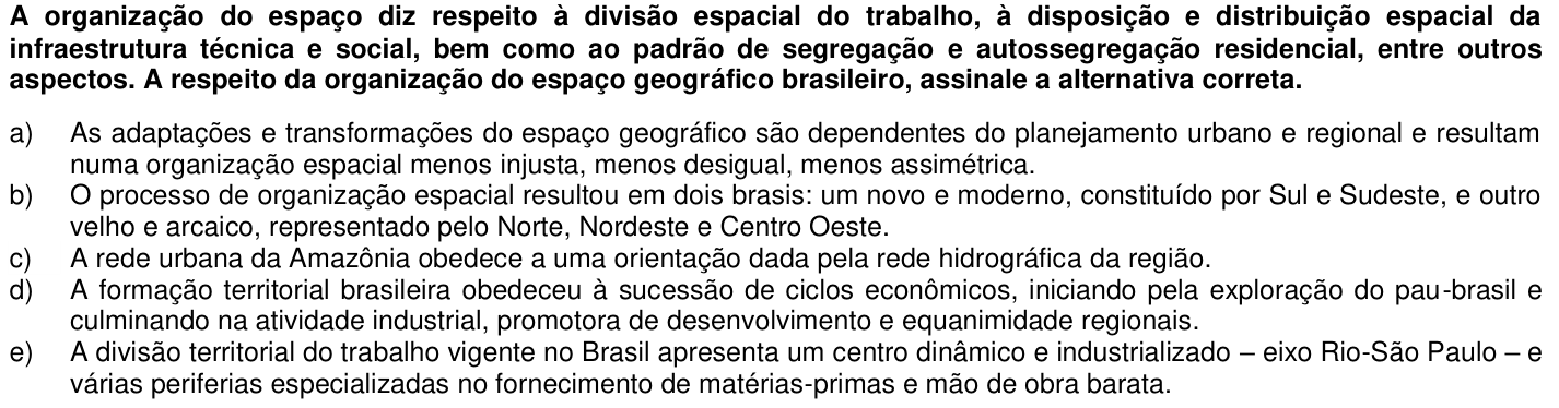 Questão 75 no caderno 1ª fase da UFPR 2020