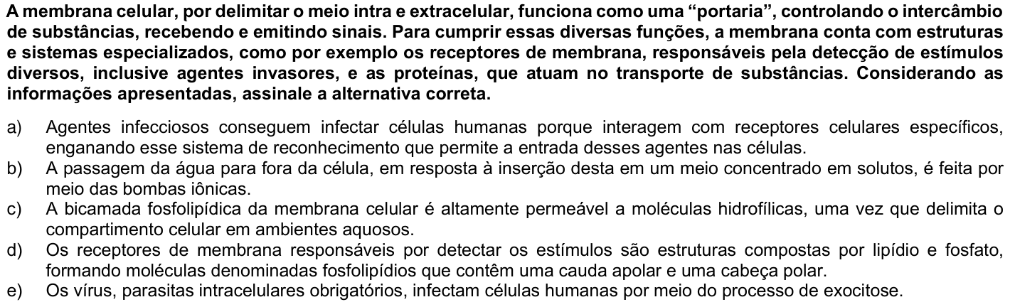 Questão 3 no caderno 1ª fase da UFPR 2023
