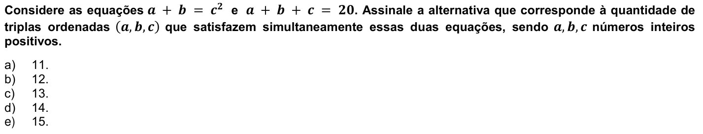 Questão 10 no caderno 1ª fase da UFPR 2023