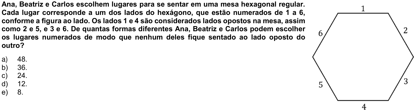Questão 15 no caderno 1ª fase da UFPR 2023