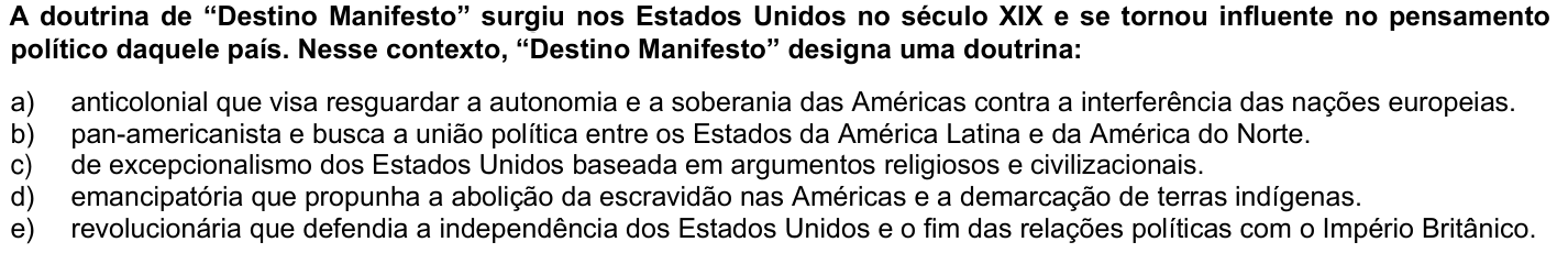 Questão 22 no caderno 1ª fase da UFPR 2023