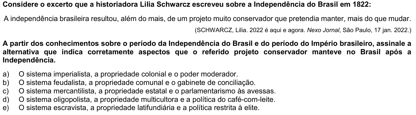 Questão 24 no caderno 1ª fase da UFPR 2023