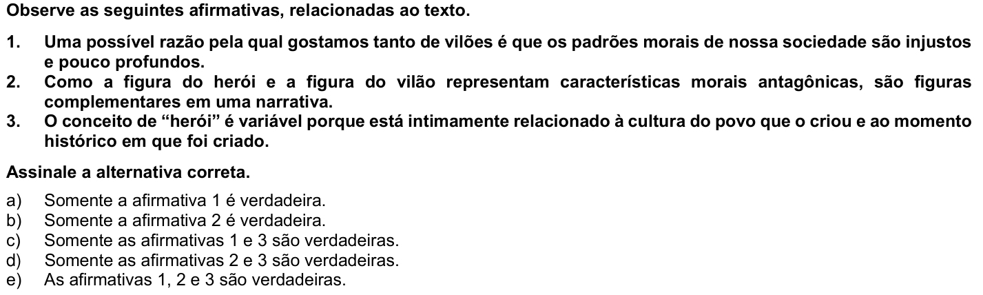 Questão 44 no caderno 1ª fase da UFPR 2023