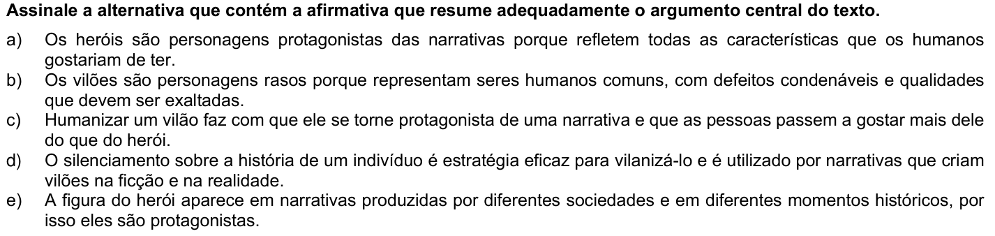 Questão 45 no caderno 1ª fase da UFPR 2023