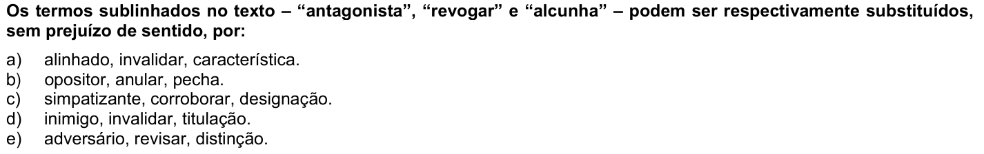 Questão 46 no caderno 1ª fase da UFPR 2023