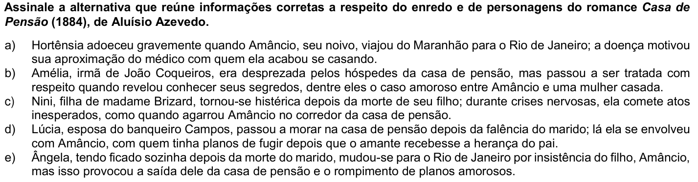 Questão 50 no caderno 1ª fase da UFPR 2023