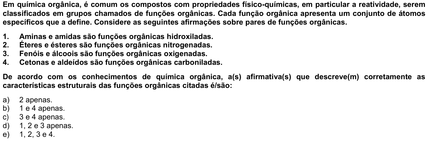 Questão 59 no caderno 1ª fase da UFPR 2023