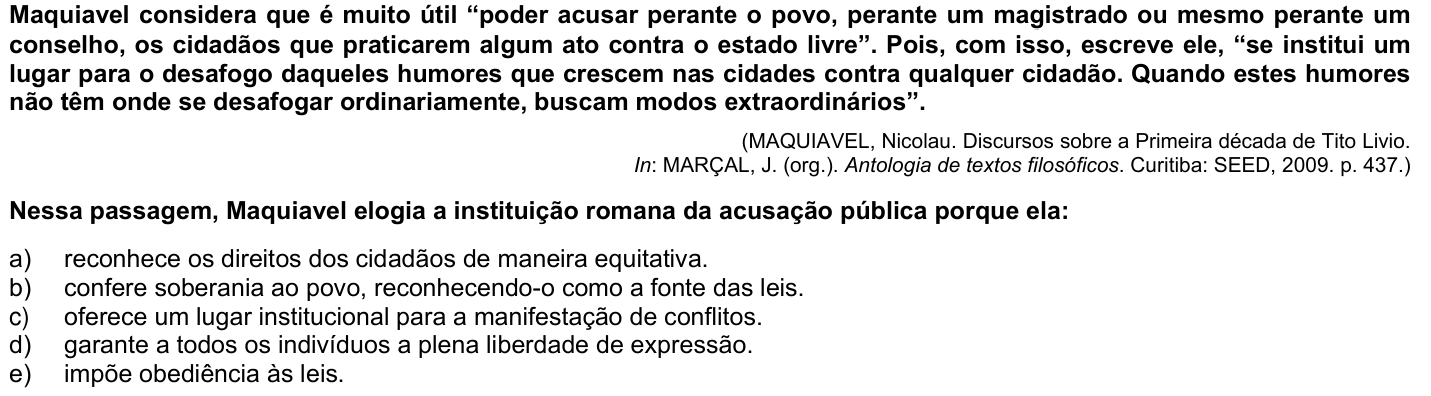 Questão 67 no caderno 1ª fase da UFPR 2023