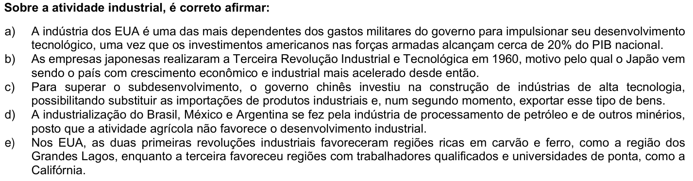 Questão 75 no caderno 1ª fase da UFPR 2023
