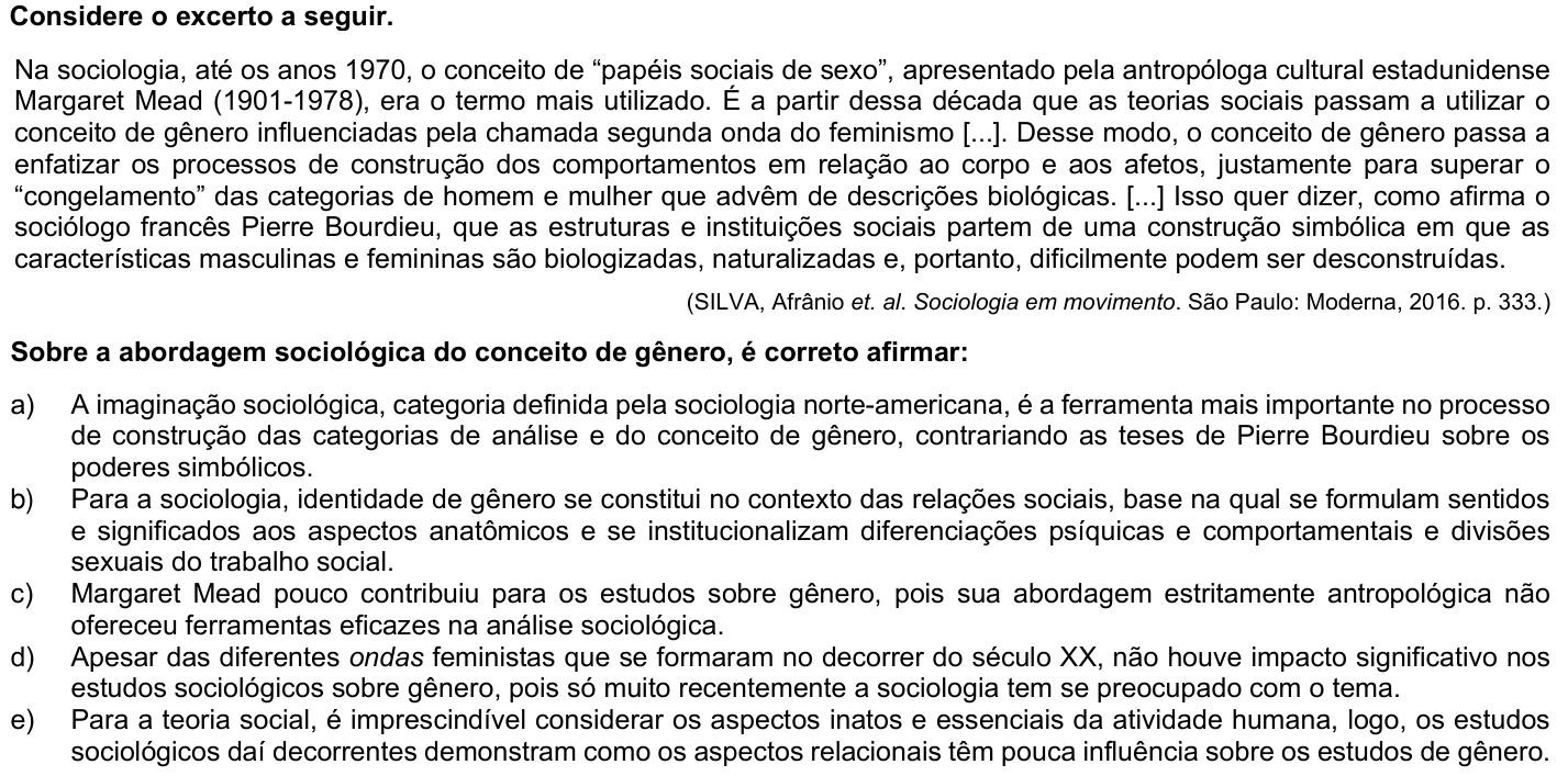 Questão 81 no caderno 1ª fase da UFPR 2023
