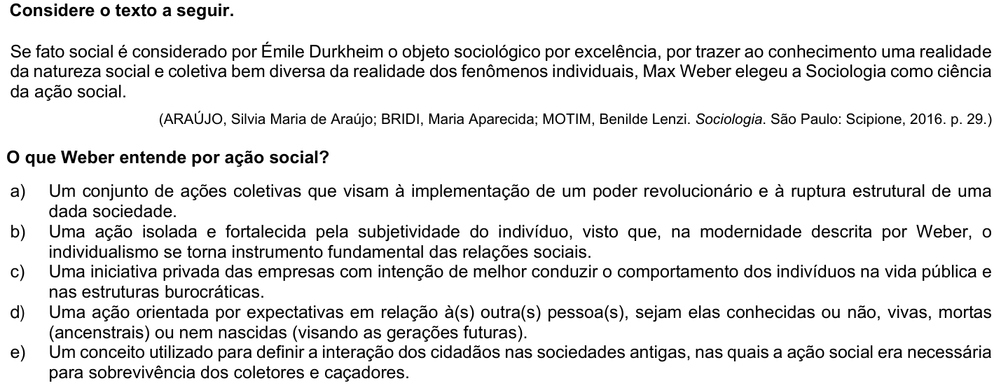Questão 82 no caderno 1ª fase da UFPR 2023