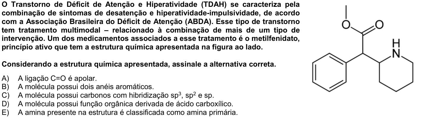 Questão 19 no caderno 1ª fase da UFPR 2024