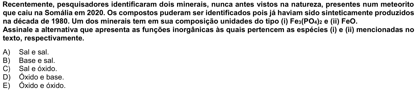 Questão 25 no caderno 1ª fase da UFPR 2024