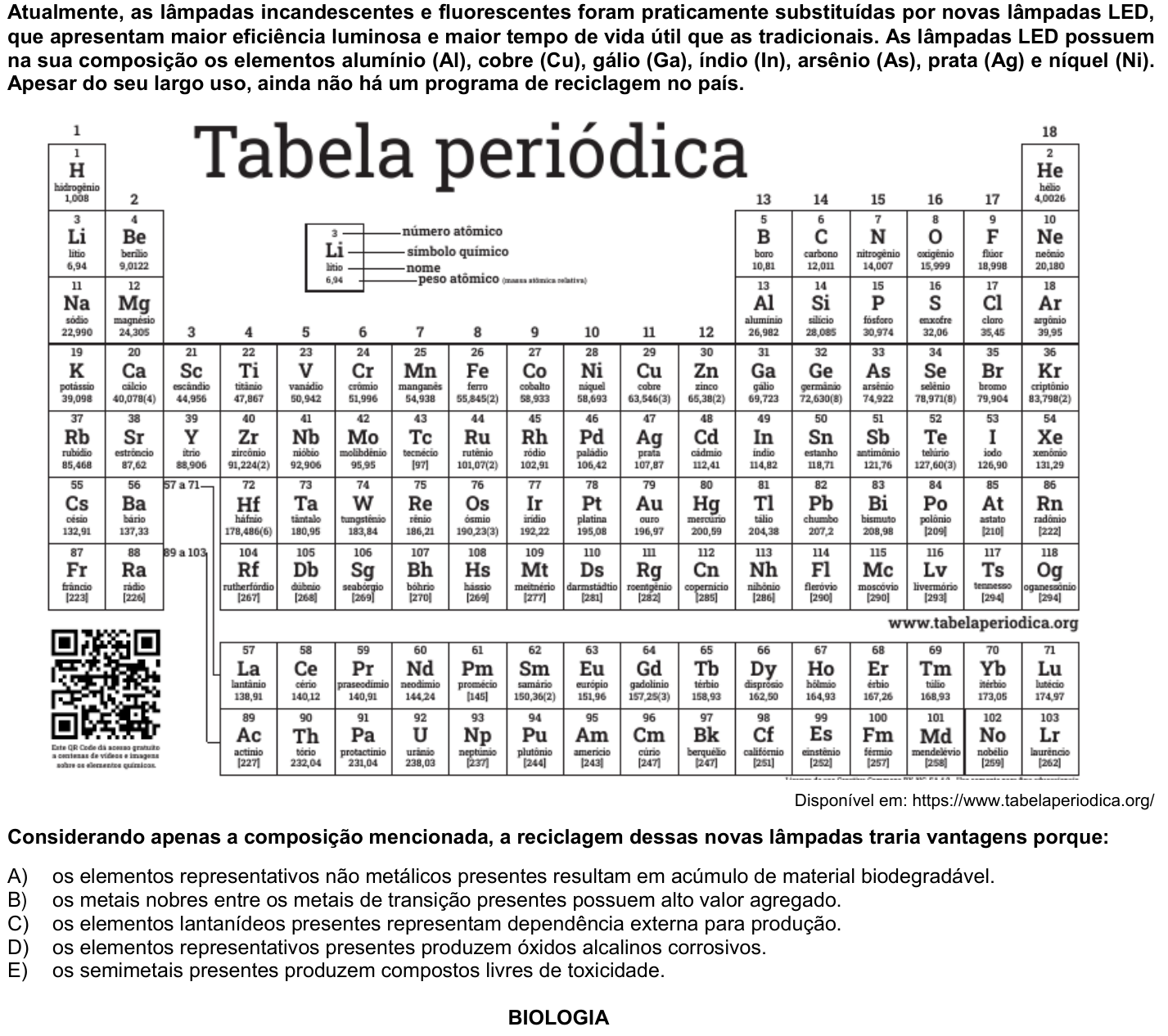 Questão 27 no caderno 1ª fase da UFPR 2024